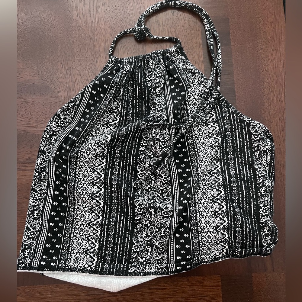 Halter crop top
